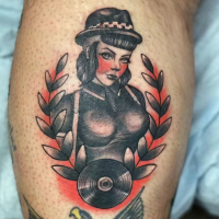 tattoo on leg