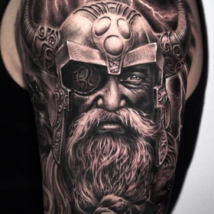 Viking tattoos on arm