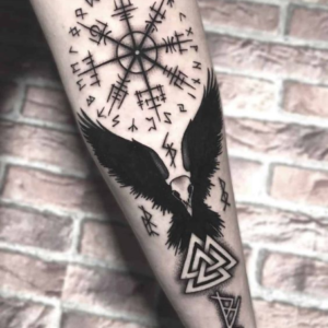 Viking tattoos on arm