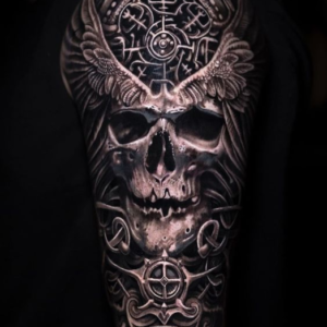 Viking tattoos on arm
