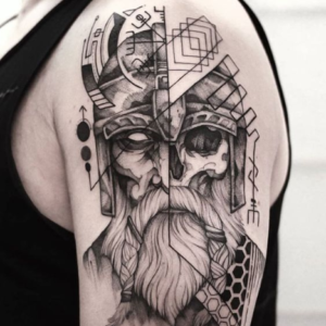 Viking tattoos on arm