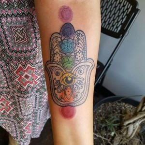 Evil Eye Hamsa tattoo design