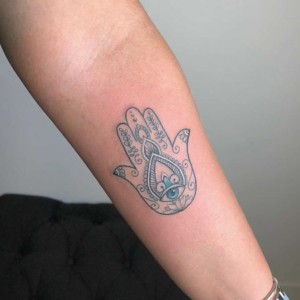 Evil Eye Hamsa tattoo design