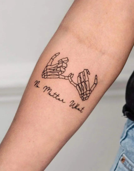 Unusual interpretations of the skeleton hand