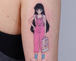 Best anime tattoos Arm