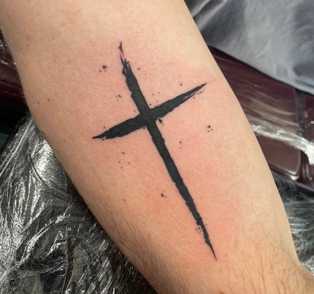 Crosses tattoo