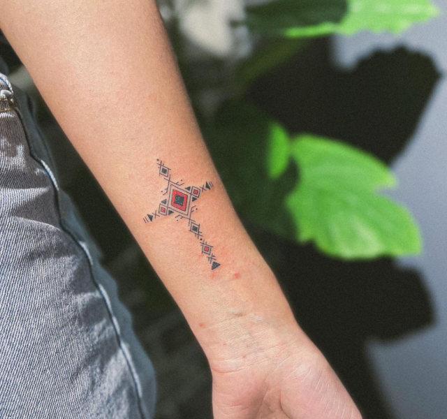 Crosses tattoo