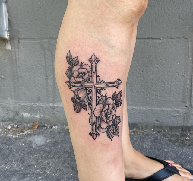 Crosses tattoo