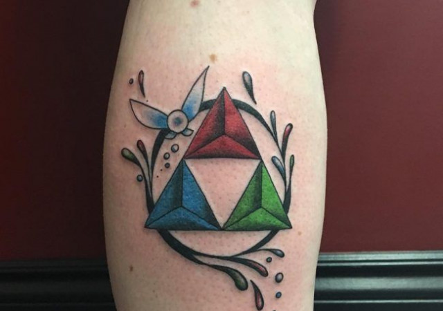 Three-side symbol of goddesses of Hyrule