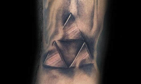 3D Triforce design