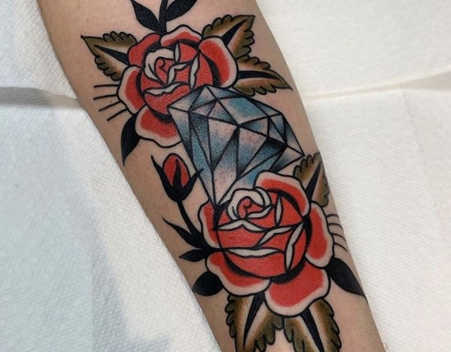 American traditional rose