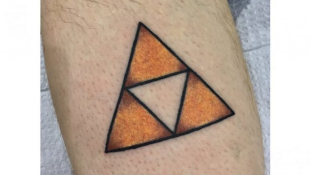 Classic Triforce tattoo