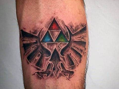 3D Triforce design