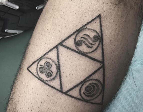 Three-side symbol of goddesses of Hyrule