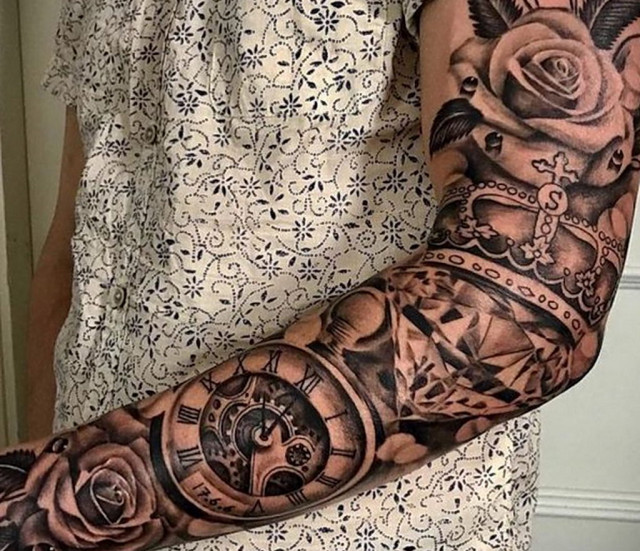 Rose tattoo with plot