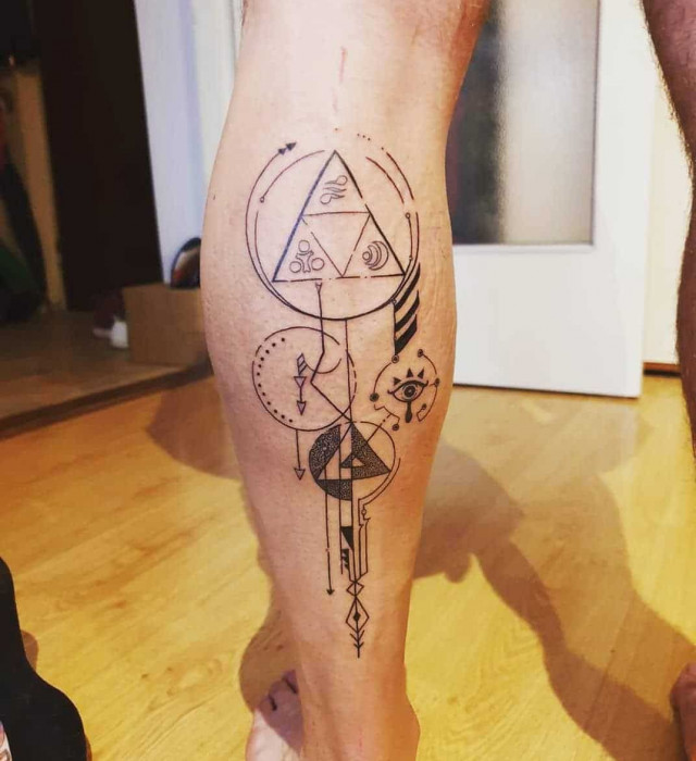 Perfect abstract Triforce