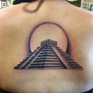 Aztec pyramid