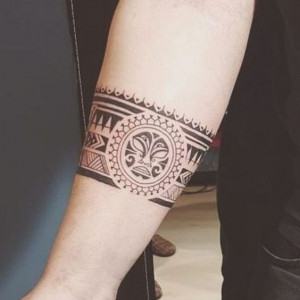Patterns in Aztec tattoo