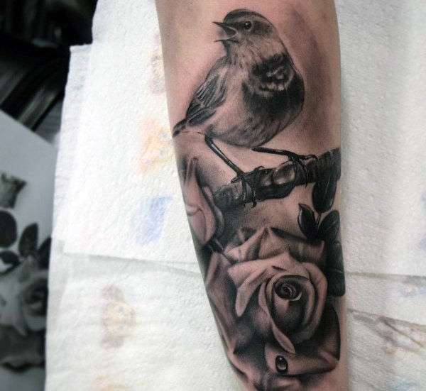 Rose tattoo with plot