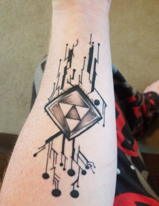 Perfect abstract Triforce