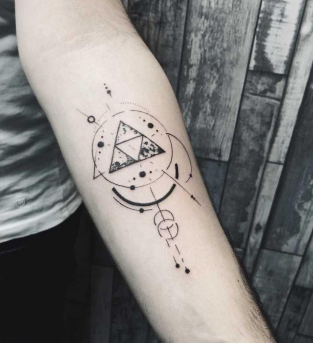 Perfect abstract Triforce