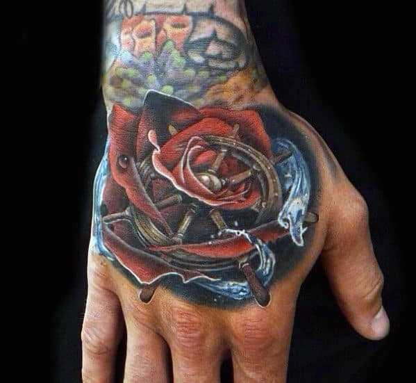 Rose tattoo with plot