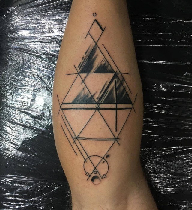 Perfect abstract Triforce