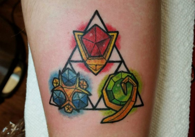 Three-side symbol of goddesses of Hyrule