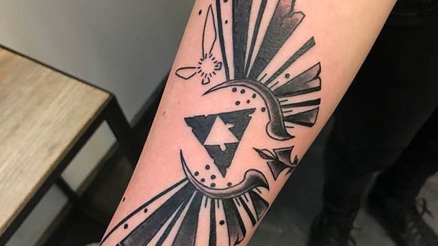 Hyrule’s emblem tattoo