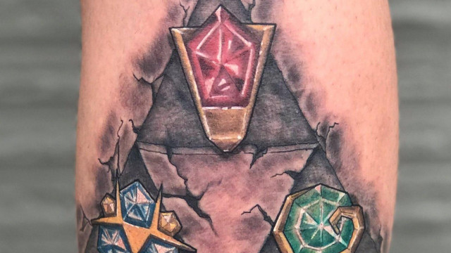 3D Triforce design