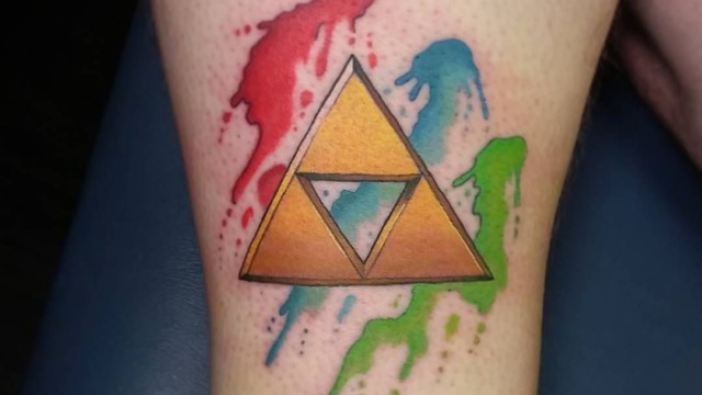 Classic Triforce tattoo