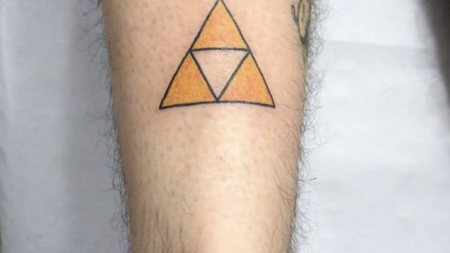 Classic Triforce tattoo