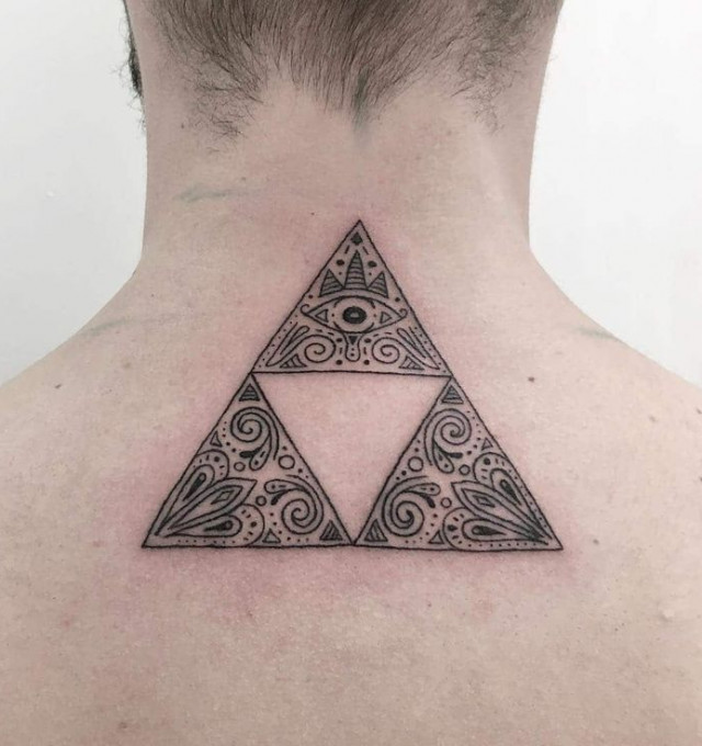 Tribal Triforce design
