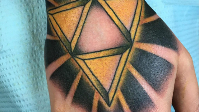 Classic Triforce tattoo