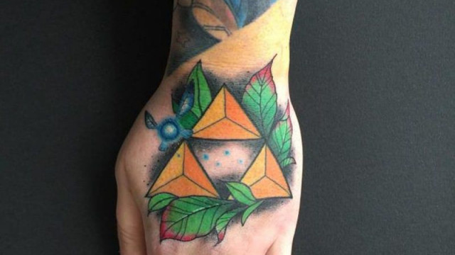 Classic Triforce tattoo