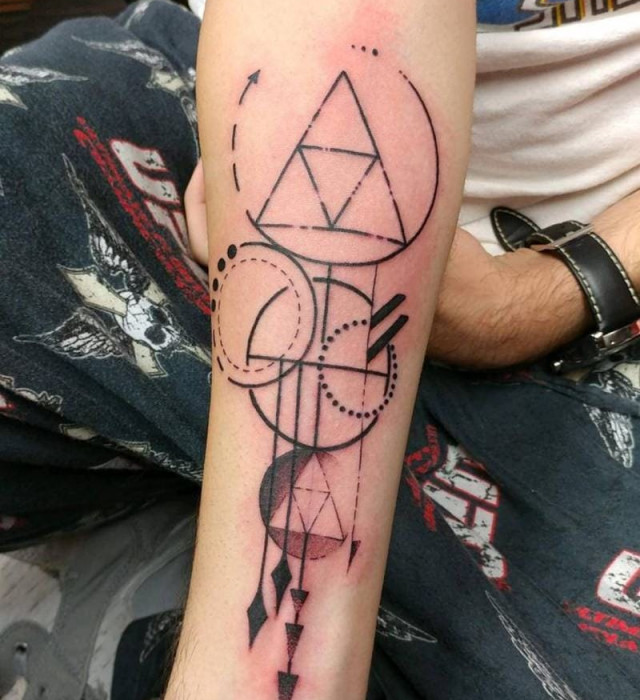 Perfect abstract Triforce