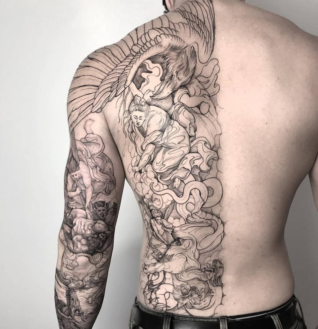 Halfback tattoo