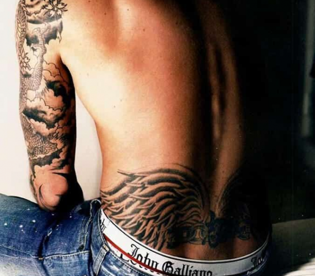 Lower back tattoos