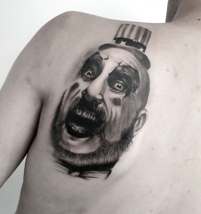 Upper back tattoos