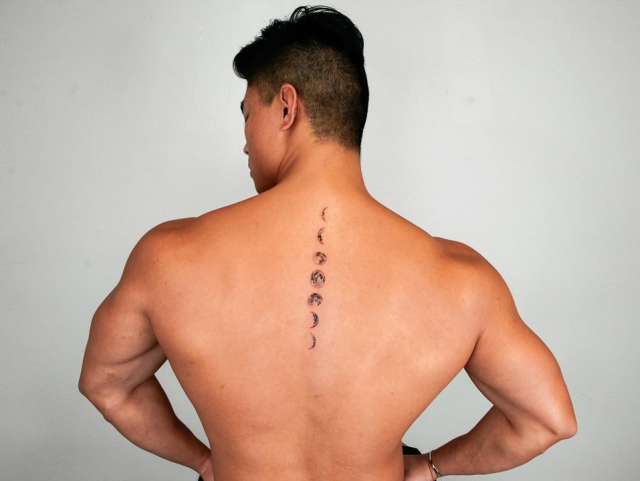 Simple back tattoo