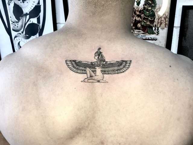 Simple back tattoo