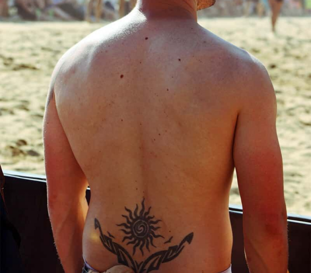 Lower back tattoos
