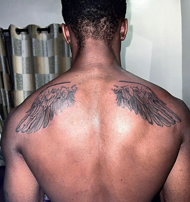 Upper back tattoos