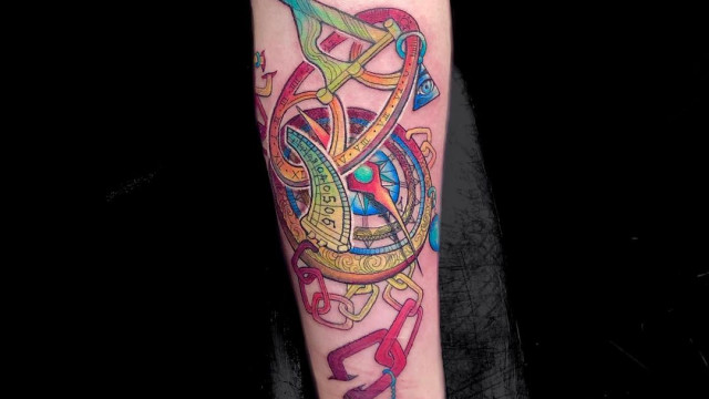 The best placement for the compass tattoo