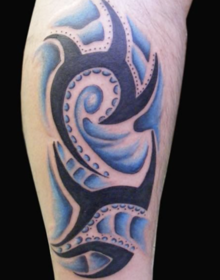 Waves in Polynesian design