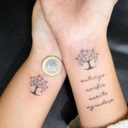 Matching tattoos for couples