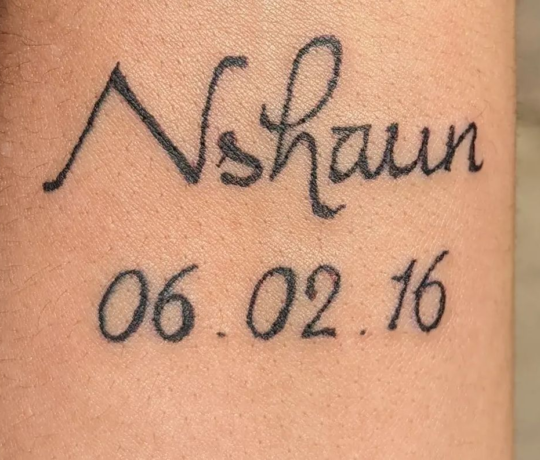 With birth date