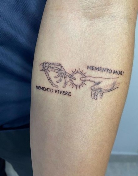 Memento Mori Memento Vivere Tattoos