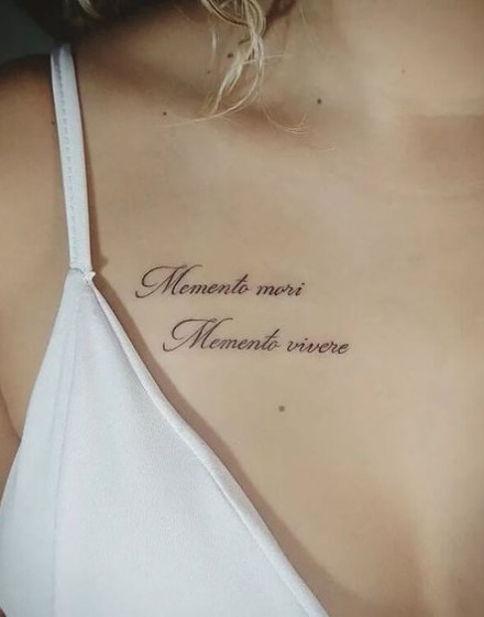 Memento Mori Memento Vivere Tattoos