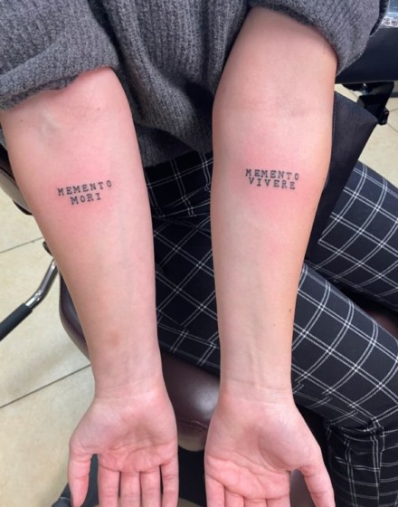 Memento Mori Memento Vivere Tattoos